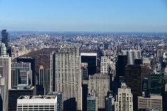 New York City Empire State Building 14B North View, One57, Central Park, GE Building Top Of The 30 Rock Close Up